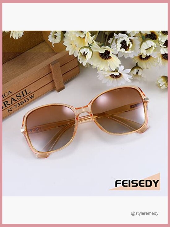 Polarized Square Frame Sunglasses with UV400 Protection main image 4